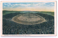 vintage University of Washington ~ Husky Stadium ~ Postcard [No Grandstand]