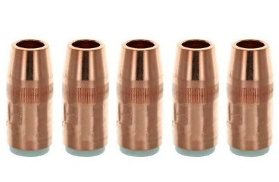 5-PK N-5814C Boquilla Centerfire Grande 5/8", 1/4" Hueco Para Pistola Bernard Mig Foto 1 de 3