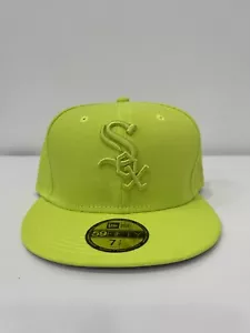 Chicago White Sox MLB New Era limettengrün eng anliegende Kappe Mütze Größe 7 1/2 - Bild 1 von 3