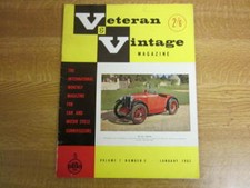 January 1963, VETERAN & VINTAGE, 1930 MG Midget, Pierce-Arrow, Deronziere.