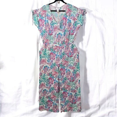 Mono Colección Stella Parker Estampado Floral Cordón Cintura Mujer Grande Boho Foto 1 de 4