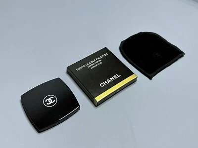 Chanel Mirror Duo Compact Double Facette Makeup Black Bridesmaid Gift - Image 1 of 4