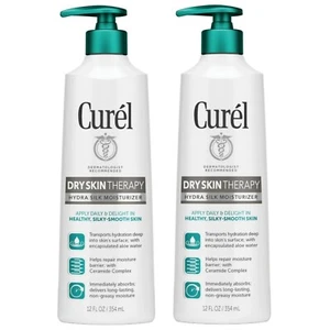 2 Curel Dry Skin Therapy Hydra Sikl Moisturizer 12 oz (2 PACK) - Picture 1 of 5