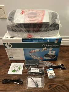 NEW OPEN BOX HP Officejet J3680 All-In-One Inkjet Printer Fax Copier - Picture 1 of 10