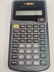 Texas Instruments TI-30Xa wissenschaftlicher Taschenrechner (Beschreibung lesen) - Bild 1 von 4