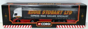 Corgi 1/64 Scale 59538 Diecast - Renault Curtainside Trailer - Eddie Stobart