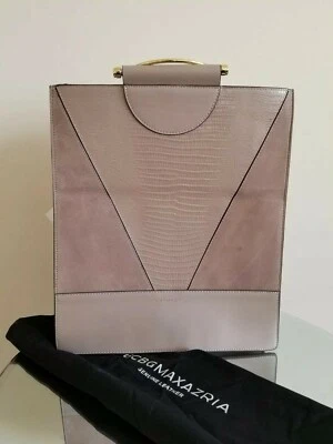 BCBGMAXAZRIA Katrina бледно-розовый кожаный трансформируемый наплечная большая сумка $298 - Изображение 1 из 4