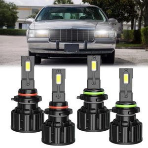 Bombillas LED delanteras 6500K para Cadillac Fleetwood 1987-1996 haz bajo y alto - Imagen 1 de 12