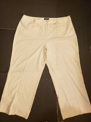 Pantalones de vestir para mujer Bobby J color caqui claro talla 24 Foto 1 de 4