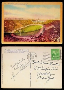 Postal firmada por James Whitmore 1949 autógrafo joven futura actriz Susan Winters - Imagen 1 de 3