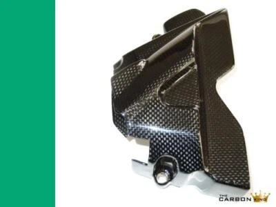 CUBIERTA PIÑÓN DE CARBONO TRIUMPH TIGER 800 EN FIBRA DE TEJIDO DE BRILLO LISO Foto 1 de 4