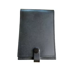 Leather Pocket Notebook Cover Police Security Emergency Services Document holder - Picture 1 of 4