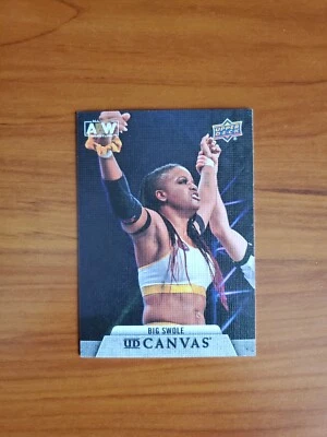 2021 Upper Deck AEW All Elite Wrestling Canvas C-25 - Big Swole - Image 1 of 2