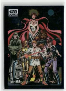 Star Wars Cover Art Starwars Topps Chrome Galaxy 2022 Base Card #57 - Picture 1 of 2