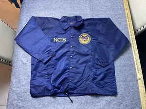 Vintage NCIS Jacket Mens Extra Large Blue Windbreaker US Special Agent - Picture 1 of 6