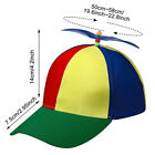 Baseball Cap With Bamboo Copter Brightly Sun Shade Traveling Beach