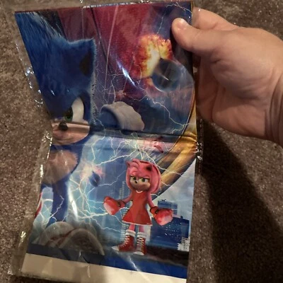 Sonic The Hedgehog Plastic Table Cover Birthday Party Supplies 1 Per Package New - Image 1 of 2