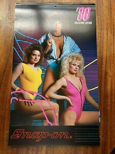 Rare Vintage 1986 SNAP-ON TOOLS Collectors Edition Pinup Girl Swimsuit Calendar 