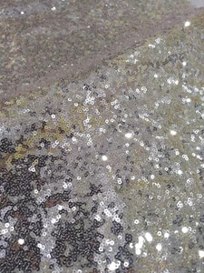 Mini Glitz Sequins Fabric for Dresses, Decorations gold special occasion - Picture 1 of 1