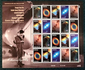 Scott #3388a (3384-88) Hubble Teleskop Bogen mit 20 Briefmarken - postfrisch - Bild 1 von 1