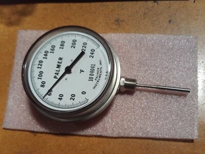 PALMER INSTR. P/N: 1050-4IN-0-240DEGF THERMOMETER SELF-IN NSN: 6685-01-325-0048 - Picture 1 of 5