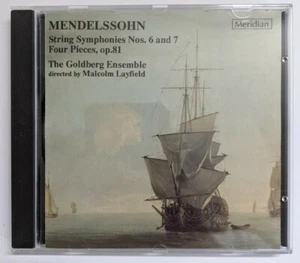 Mendelssohn: String Symphonies 6 & 7 / Four Pieces Op. 81 CD, Pre-Owned - Picture 1 of 3