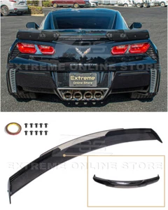For 14-19 Corvette C7 Z06 | Stage 3 CARBON FIBER Rear Wing Spoiler CL Wickerbill - Picture 1 of 23