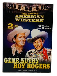 GREAT AMERICAN WESTERN DVDs 2 Disc Set Vol. 3 Gene Autry, Roy Rogers 2003 - Picture 1 of 3
