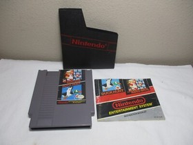 1985 NES NINTENDO SUPER MARIO DUCK HUNT CARTRIDGE with BOOKLET CASE TESTED