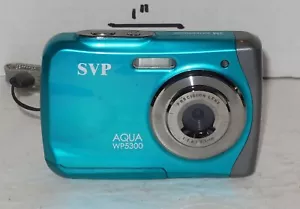 SVP Aqua WP5300 20MP Digital Camera - Blue Tested Works Waterproof - Picture 1 of 7
