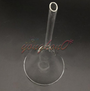 2PCS 60mm Glass Powder Funnel, With straight tip, Lab Glassware NEW