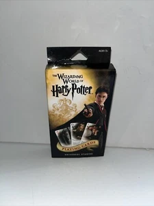 Wizarding World of Harry Potter Playing Cards Universal Studios New with Box - Picture 1 of 3