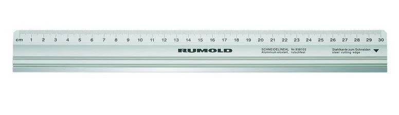 Rumold Schneidelineal Aluminium mit Stahlkante - 50cm