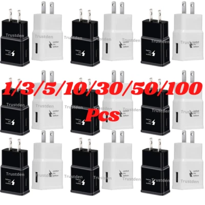 Adaptador de corriente USB cargador de pared rápido lote al por mayor para Samsung Galaxy S10 S20 S21 Foto 1 de 4