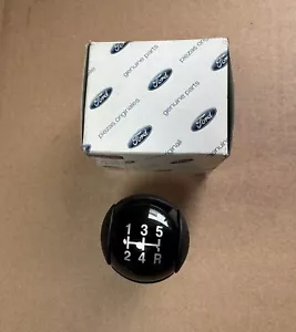 Perilla de cambio de cuero para Ford Galaxy Focus MK2 Fiesta MK7 1301735 3M5R7217CB NOS - Imagen 1 de 9