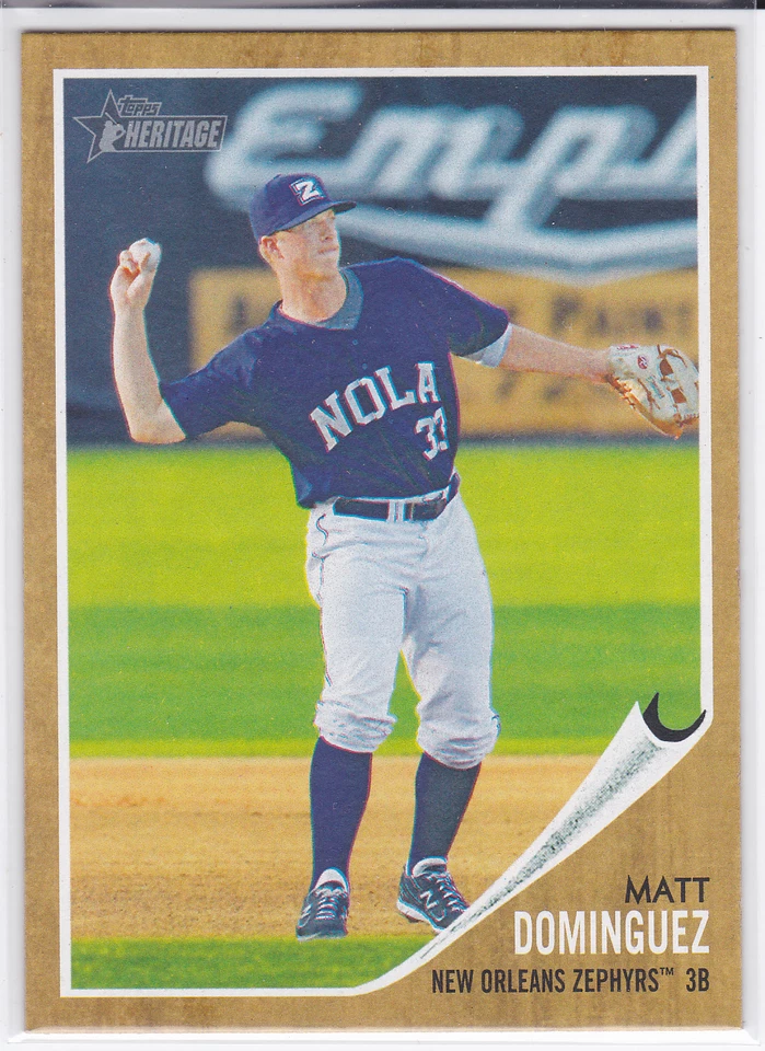 Matt Dominguez Houston Astros  2011 Topps Heritage Minor League Card - Image 1 of 1