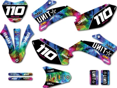 Full Custom Graphic Kit Tye style Yamaha TTR 110 decals sticker kit decals - Image 1 of 4