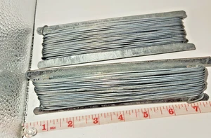 Lote de 2, Alambre de Acero Galvanizado 20 Pies Flexible Artesanía y Alambre de Cercado - Imagen 1 de 4