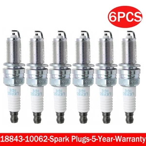 6x Bujías nuevas 18843-10062 LKR6D10E para Hyundai Kia Accent Picanto Morning - Imagen 1 de 5