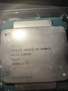 CPU INTEL XEON E5-2699V3 EIGHTEEN CORE SR1XD 2.30GHz 45M LGA 2011-3 - Bild 1 von 2