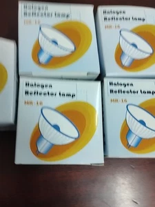 (5) Halogen MR16 Reflector Lamp 12V 12W-P. New - Picture 1 of 6