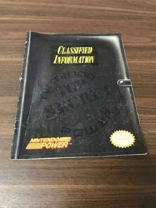 Nintendo Power Top Secret Classified Information Strategy Guide - Picture 1 of 3