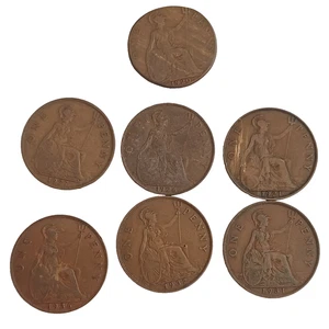 1920/1930s George V/VI Penny Set - Picture 1 of 2