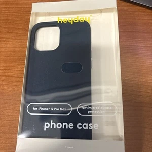 🍒 heyday™ Apple iPhone 12 Pro Max Silicone Case - Dark Teal‼️As Shown - Photo 1 sur 5
