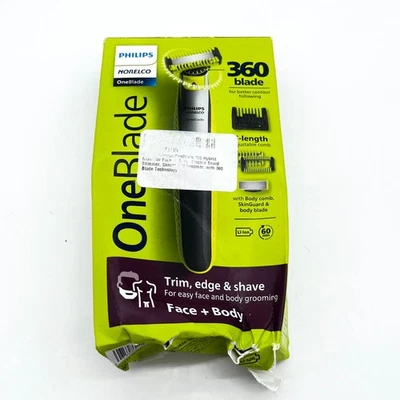 Philips Norelco - OneBlade 360 лицо + тело - гибридный электрический триммер и бритва - Изображение 1 из 4