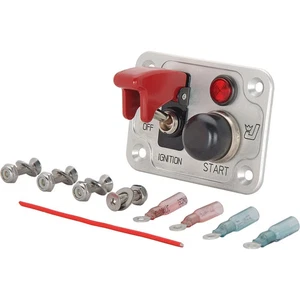 JEGS 11001 Ignition Switch/Start Button Panel - Picture 1 of 4