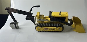 Vintage Tonka Trencher Metal Excavator Backhoe Toy Tractor - Picture 1 of 24