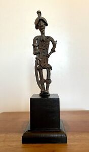 Ancien plomb de Seine ex voto statue art populaire cabinet objet curiosité XIX