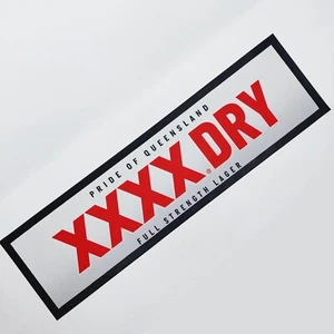 XXXX Dry QLD Australian Lager Beer Bar Runner Mat 30x10" Non-Slip Rubber Back - Picture 1 of 6