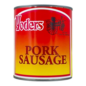 Einzelne Dose Yoder's frische ECHTE Schweinewurst in Dosen (28 Unzen), lange Haltbarkeit! - Bild 1 von 11